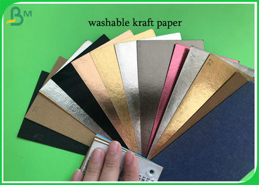 Eco - Friendly Metallized Roll 0.55mm Washable Kraft Paper With 150cm