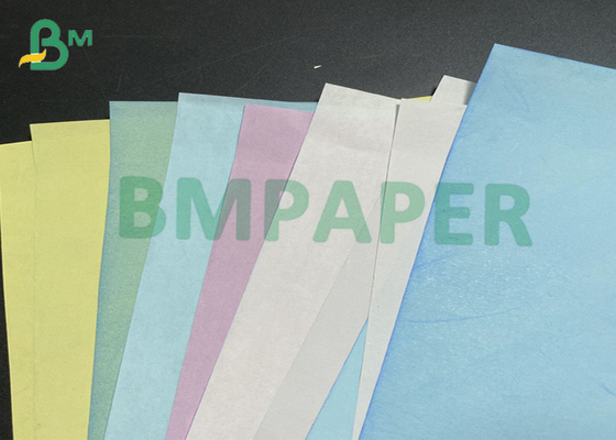 3 Part Carbonless NCR Printing Paper With Light Blue Pink Green Color