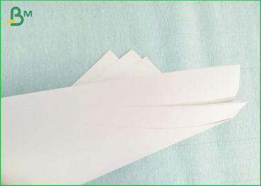 Single Side Kaolinite Coated Cardboard Sheets , Food Grade Whiteboard Paper  Roll