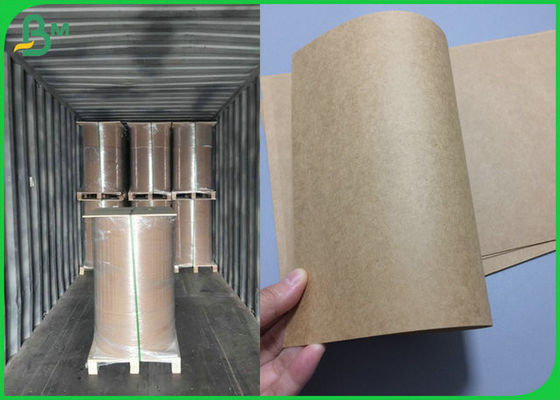 FDA Approved 80sm 120gsm Unbleached Kraft Paper Bamboo Pulp Food Packaging  Paper
