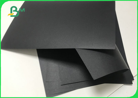 B1 Size Recycled Pulp 150g 200g Black Kraft Cardstock Paper Sheets For  Hangtags