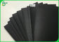 Jumbo Rolls 150g 200g Pure Black Kraft Cardstock Paper 70 * 100cm sheets