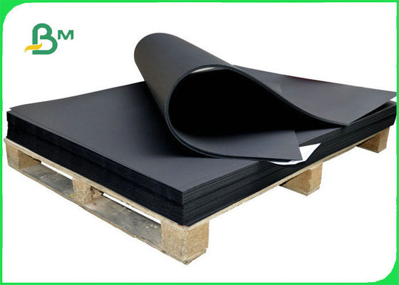 200gsm 300gsm Printable Pure Black Kraft Paper Jumbo Roll For